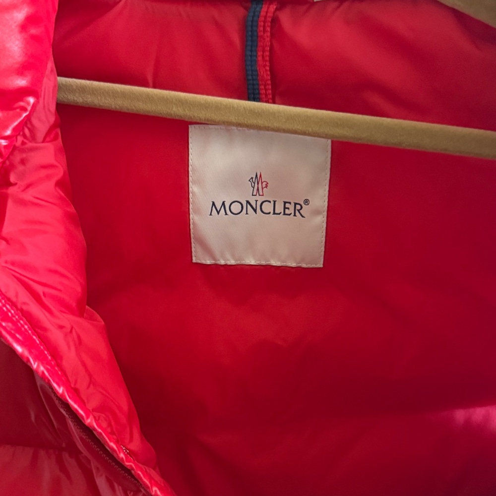 Moncler Vibrant Red Quilted Vest - Picture 4 of 5